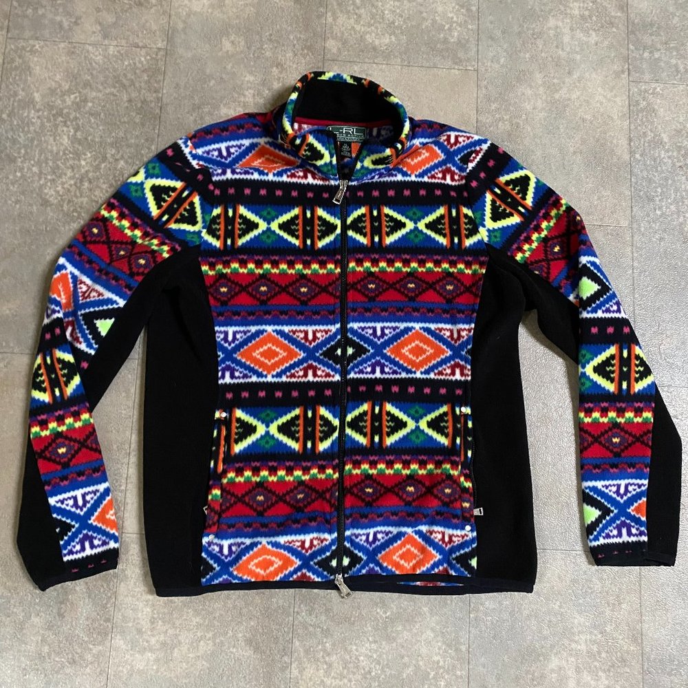 Lauren Active by Ralph Lauren Women's Zip-Up Fleece Jacket, Size XL